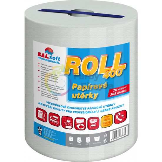 BAL soft 400 papierové utierky v rolke