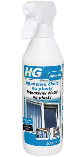 HG intenzívny čistič na plasty 500ml