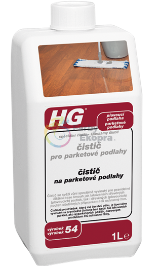 HG čistič na parketové podlahy 1l