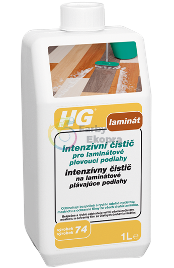HG intenzívny čistič na laminátové plávajúce podlahy 1l