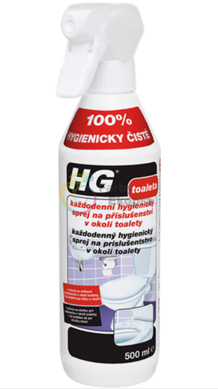 HG každodenný hygienický sprej na príslušenstvo v okolí toalety 500ml