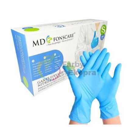 Nitrilové rukavice MD FONSCARE, modré S, M, L