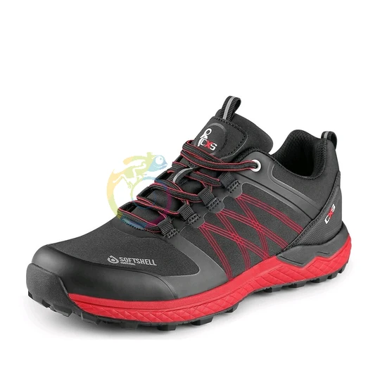 Softshellová obuv CXS SPORT, čierno-červená