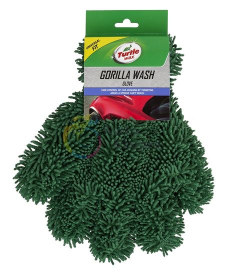 Turtle Wax Rukavica Gorilla 2v1 umývacia zelená